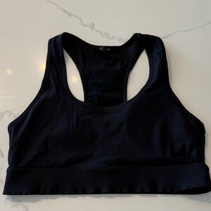 Fabletics Midnight Black Sports Bra